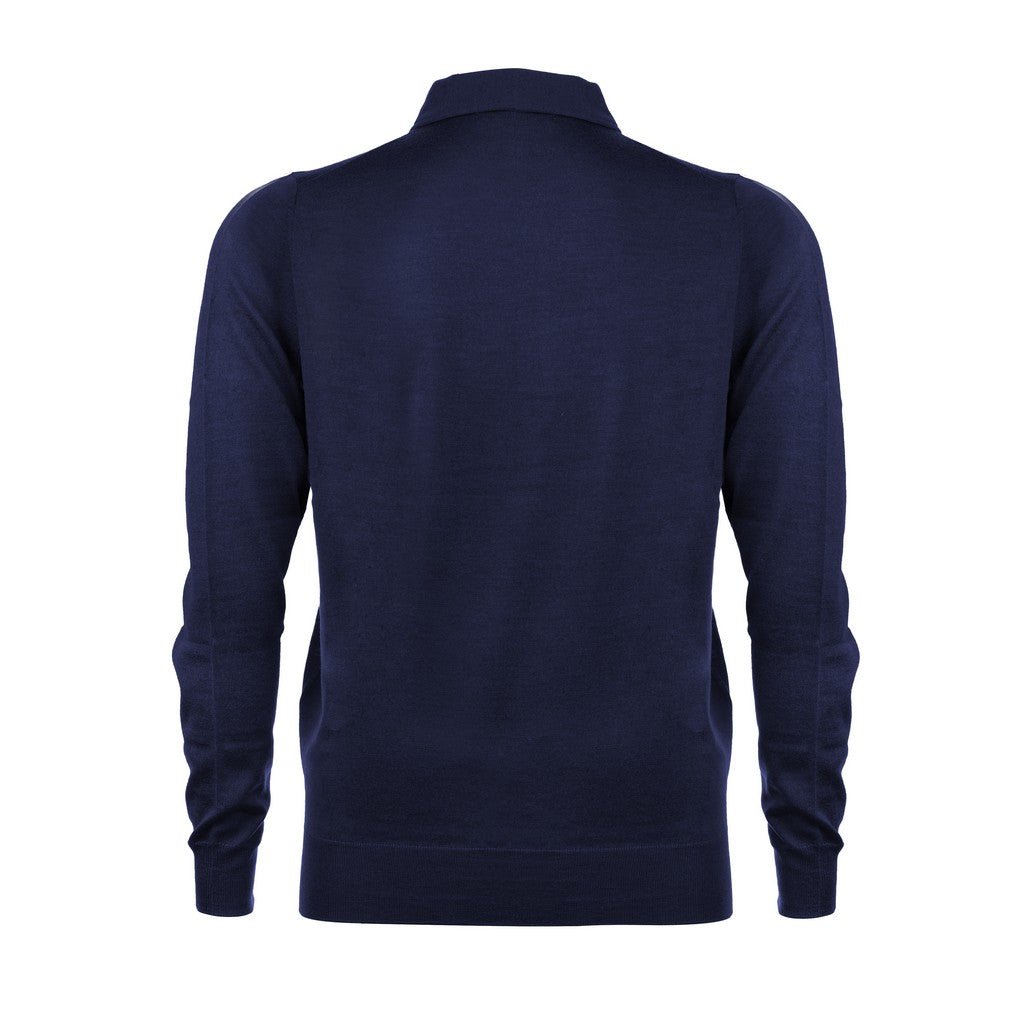 MCKINNON & CO Polo Button Knit NAVY - Henry Bucks