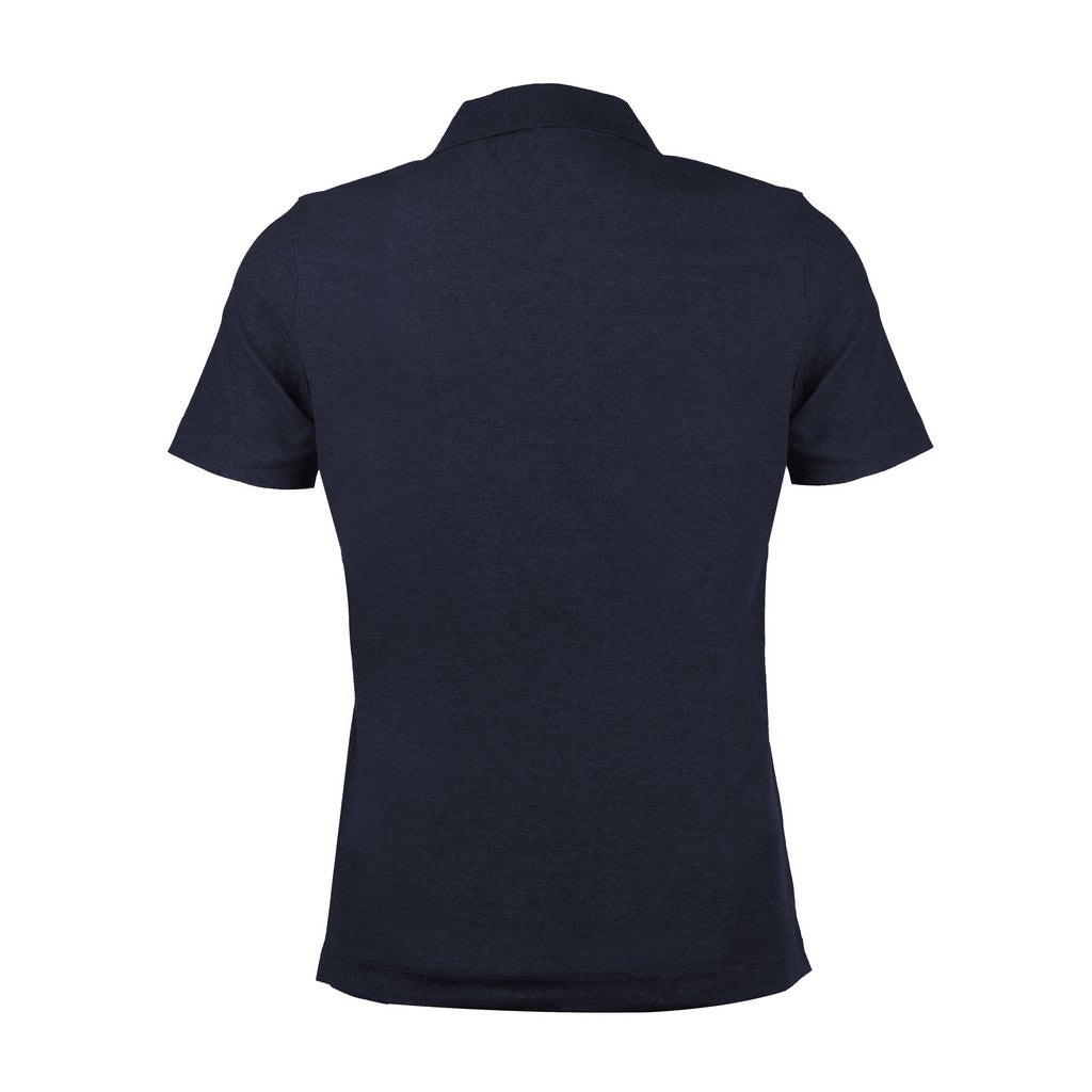 MCKINNON & CO Short Sleeve Pique Polo NAVY - Henry Bucks