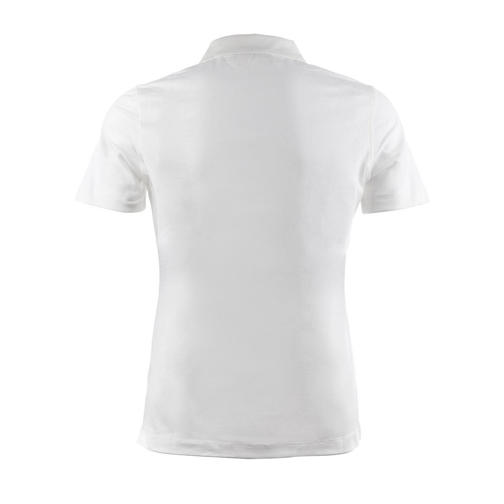 MCKINNON & CO Short Sleeve Pique Polo WHITE - Henry Bucks