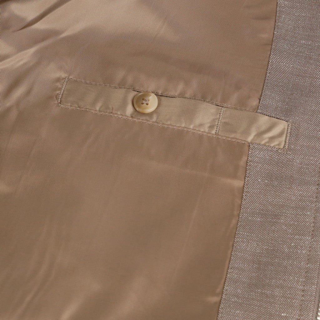 McKINNON & CO Wool Blend Herringbone Casual Jacket TAUPE - Henry Bucks