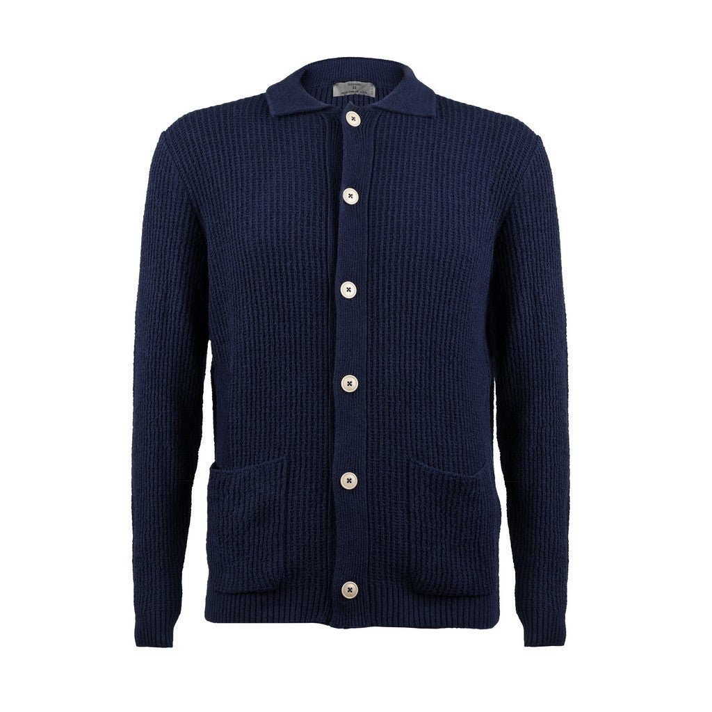 McKINNON & CO X FERRANTE Boucle Overshirt NAVY - Henry Bucks