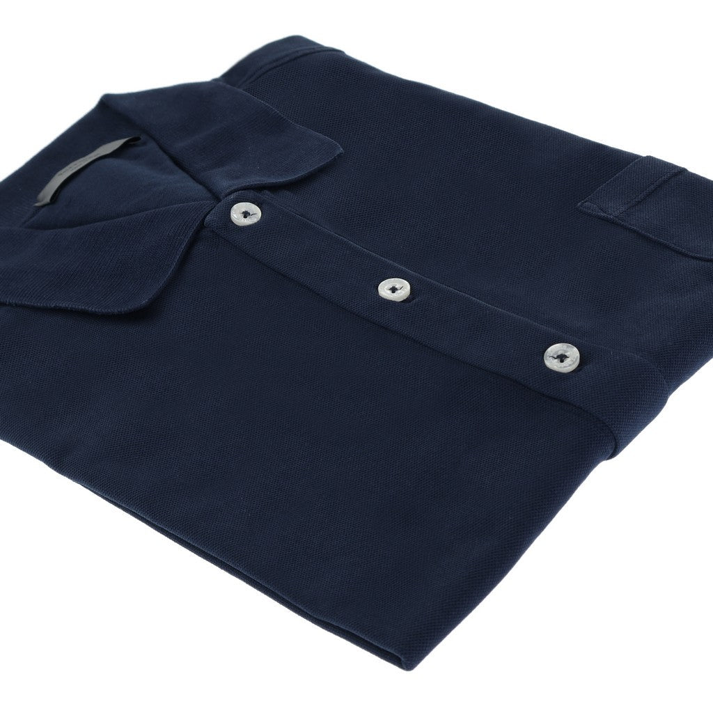 McKINNON & CO X FERRANTE Button Down Short Sleeve Shirt NAVY - Henry Bucks