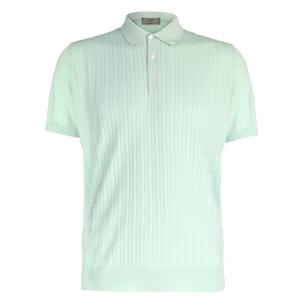 McKINNON & CO X FERRANTE Buttoned Polo SAGE - Henry Bucks