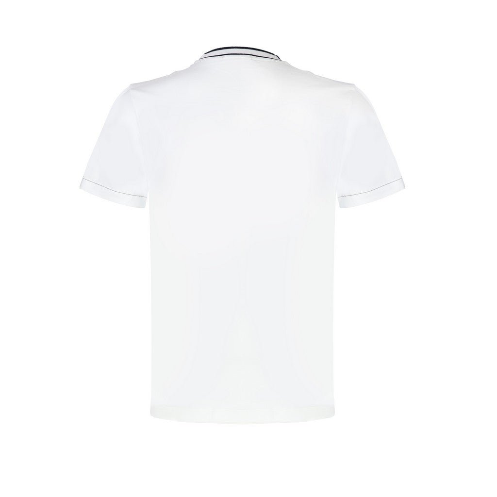 McKINNON & CO X FERRANTE Cotton Crew Neck T-Shirt WHITE - Henry Bucks