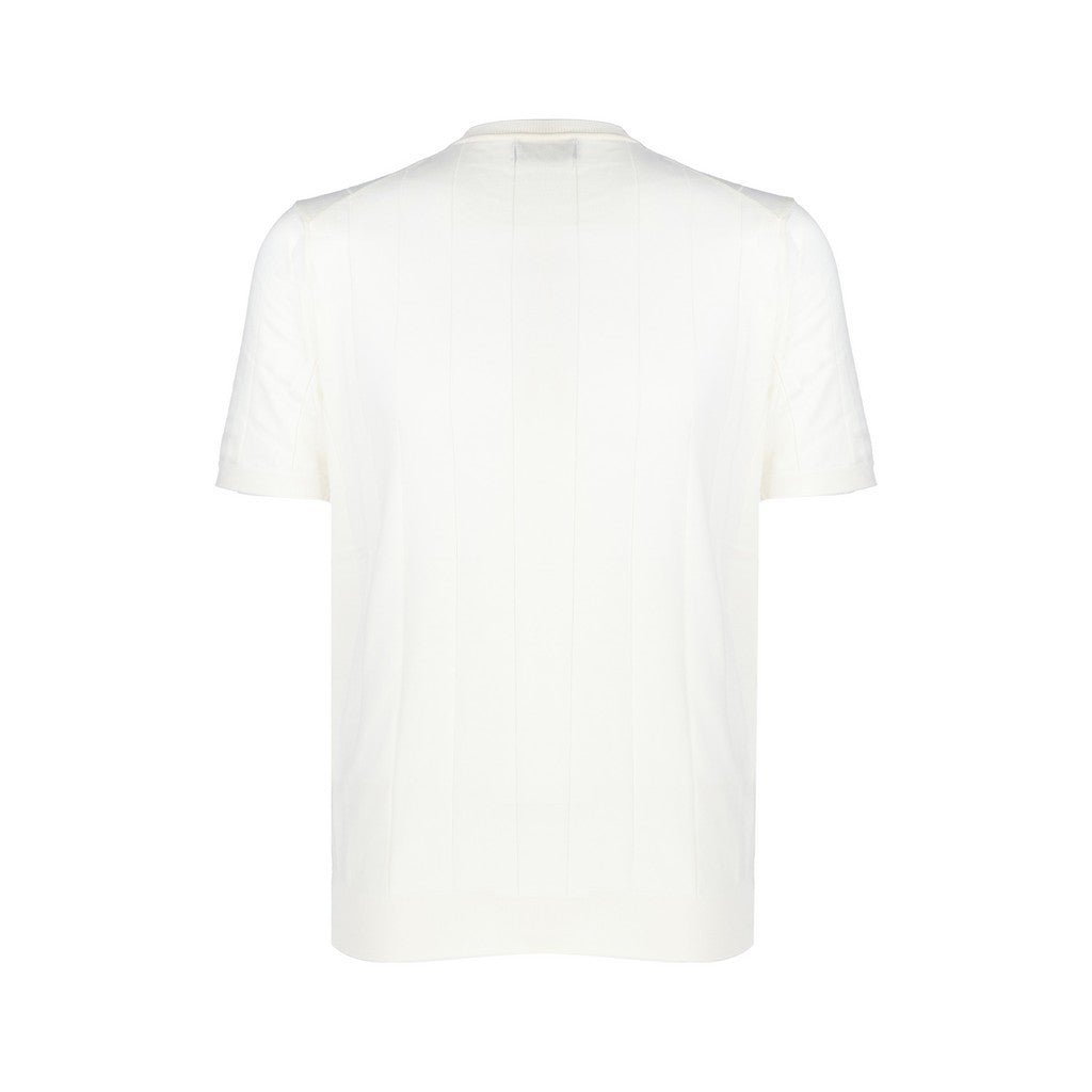 McKINNON & CO X FERRANTE Cotton Crew Neck T-Shirt WHITE - Henry Bucks