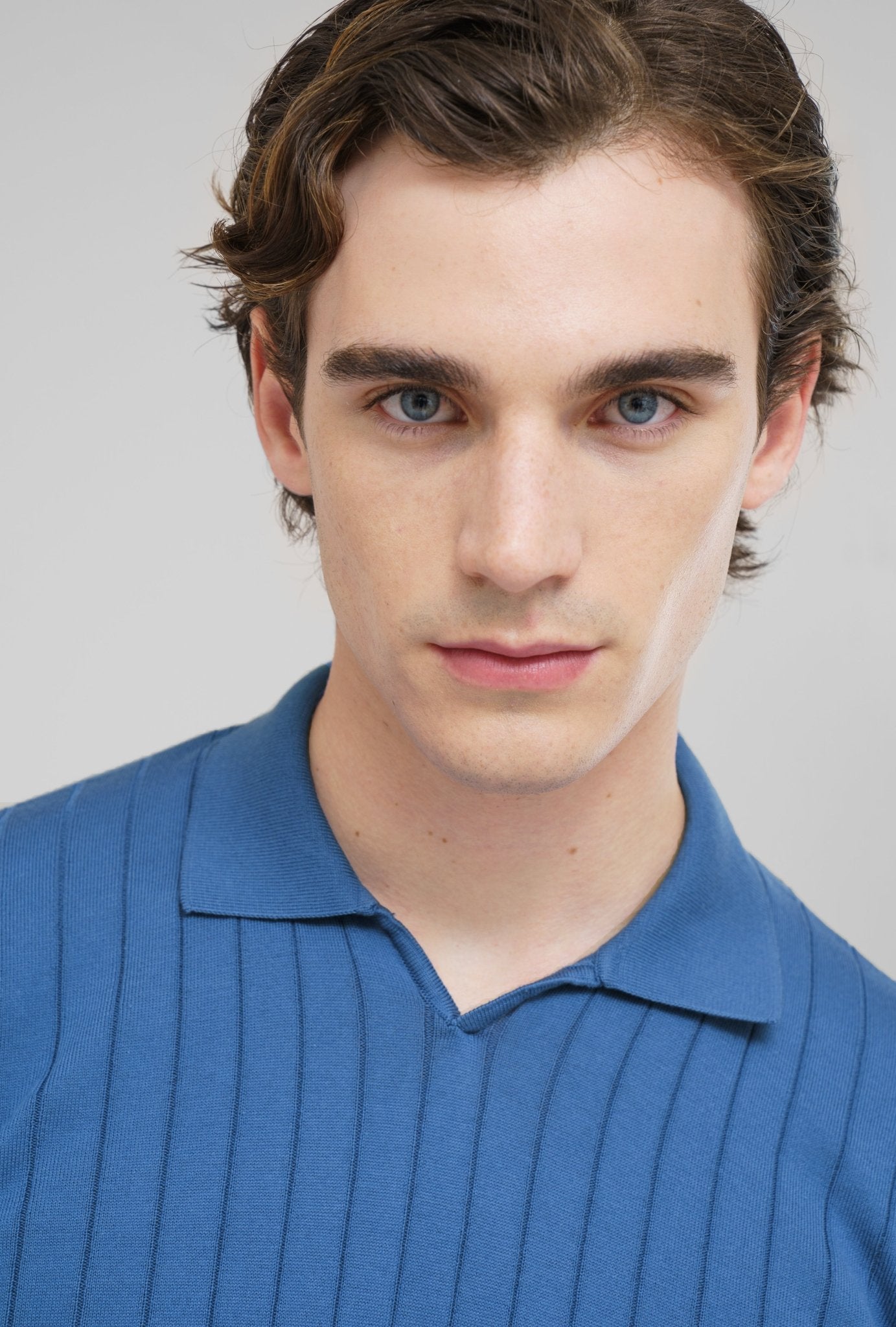 McKINNON & CO X FERRANTE Cotton Polo BLUE - Henry Bucks