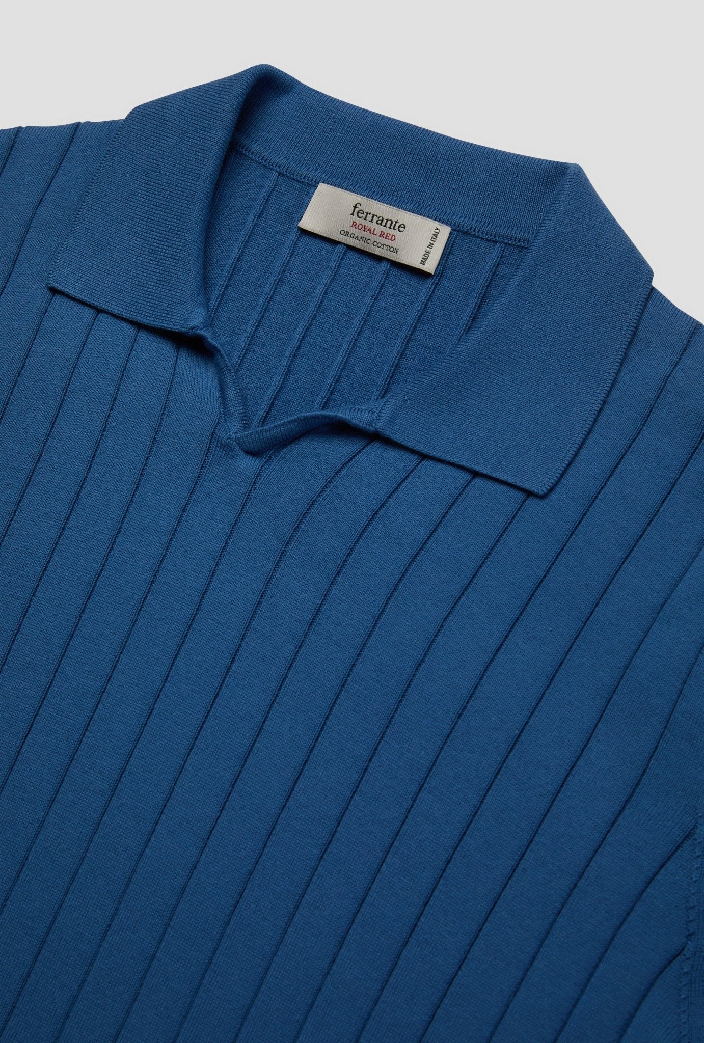 McKINNON & CO X FERRANTE Cotton Polo BLUE - Henry Bucks