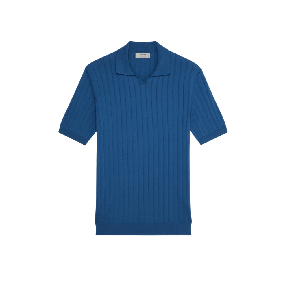McKINNON & CO X FERRANTE Cotton Polo BLUE - Henry Bucks