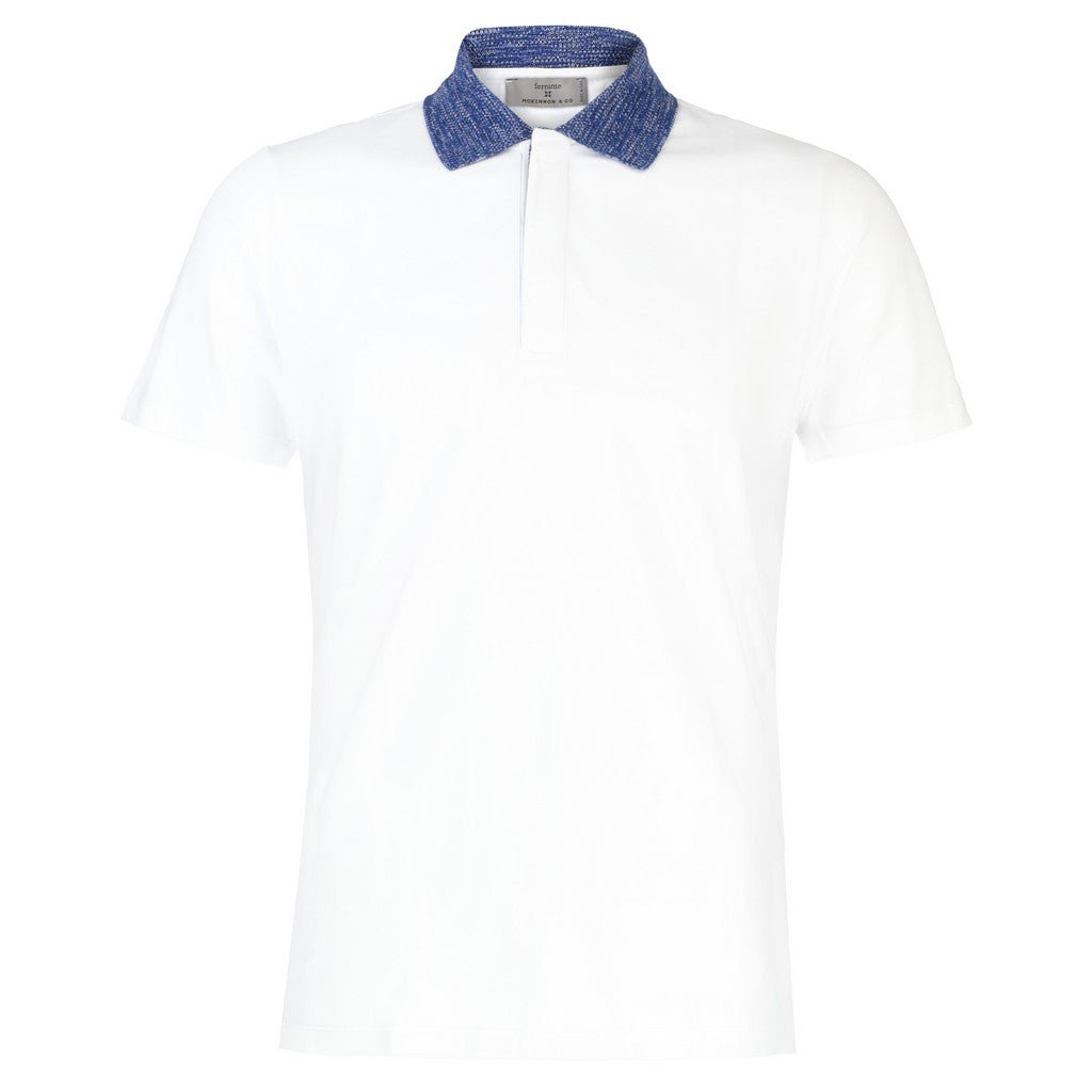 McKINNON & CO X FERRANTE Cotton Polo WHITE - Henry Bucks