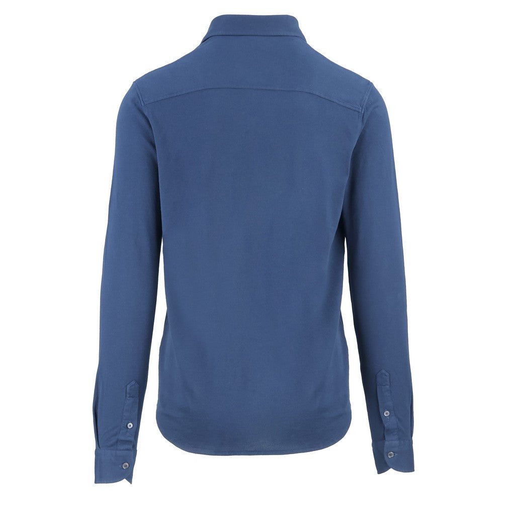 McKINNON & CO X FERRANTE Cotton Shirt NAVY - Henry Bucks