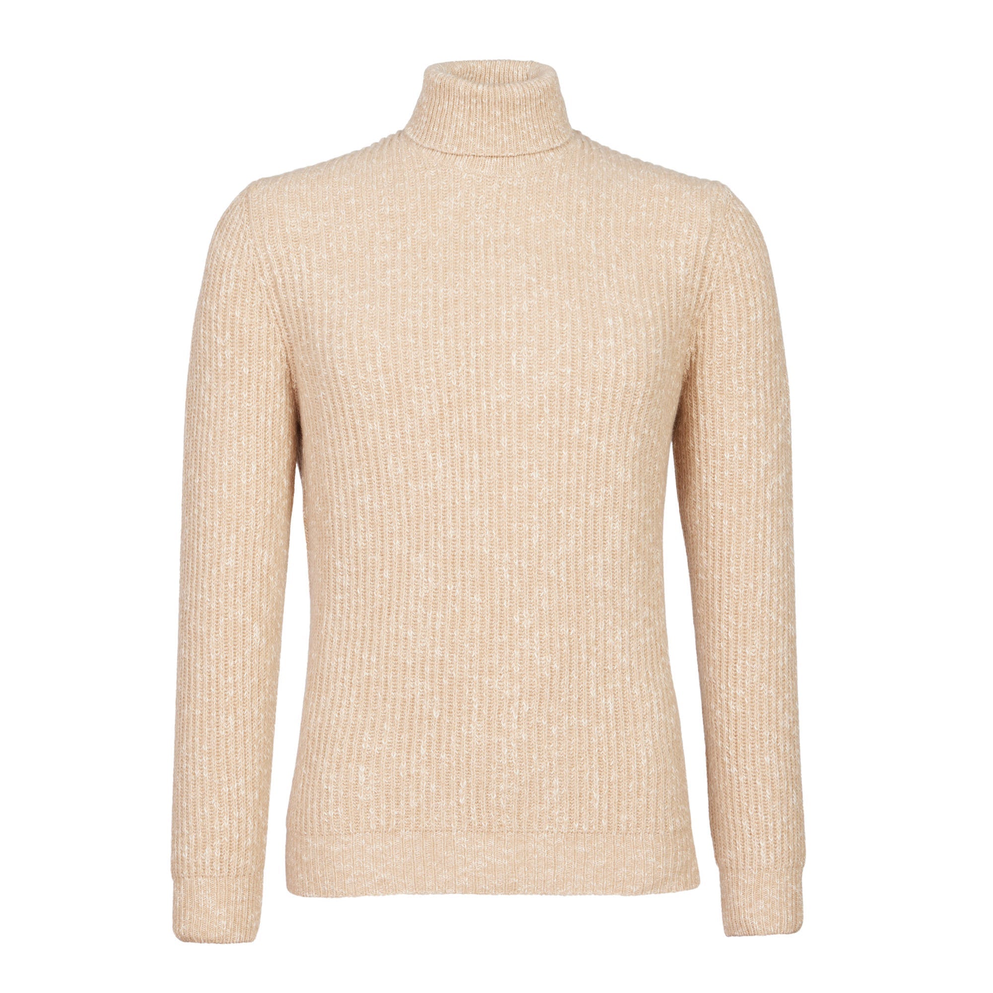 MCKINNON & CO X FERRANTE English Ribbed Turtleneck BEIGE - Henry BucksKnitwear38AW240062 - BEIGE - 50