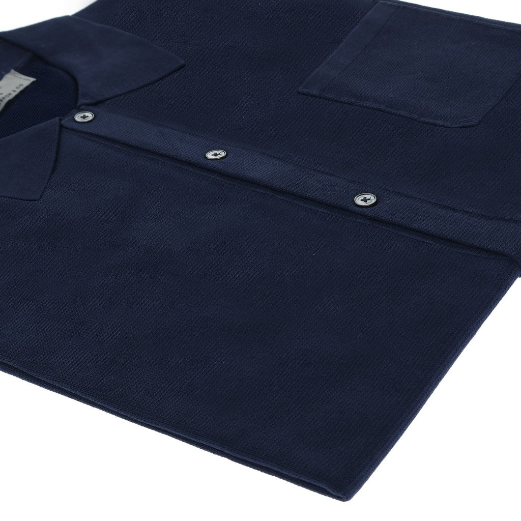 McKINNON & CO X FERRANTE Garment Dyed Shirt NAVY - Henry Bucks