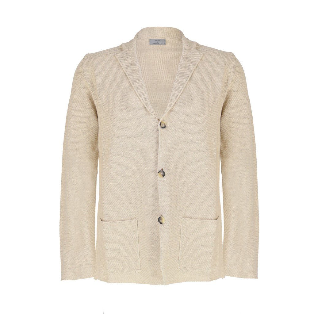 McKINNON & CO X FERRANTE Knit Jacket BEIGE - Henry Bucks