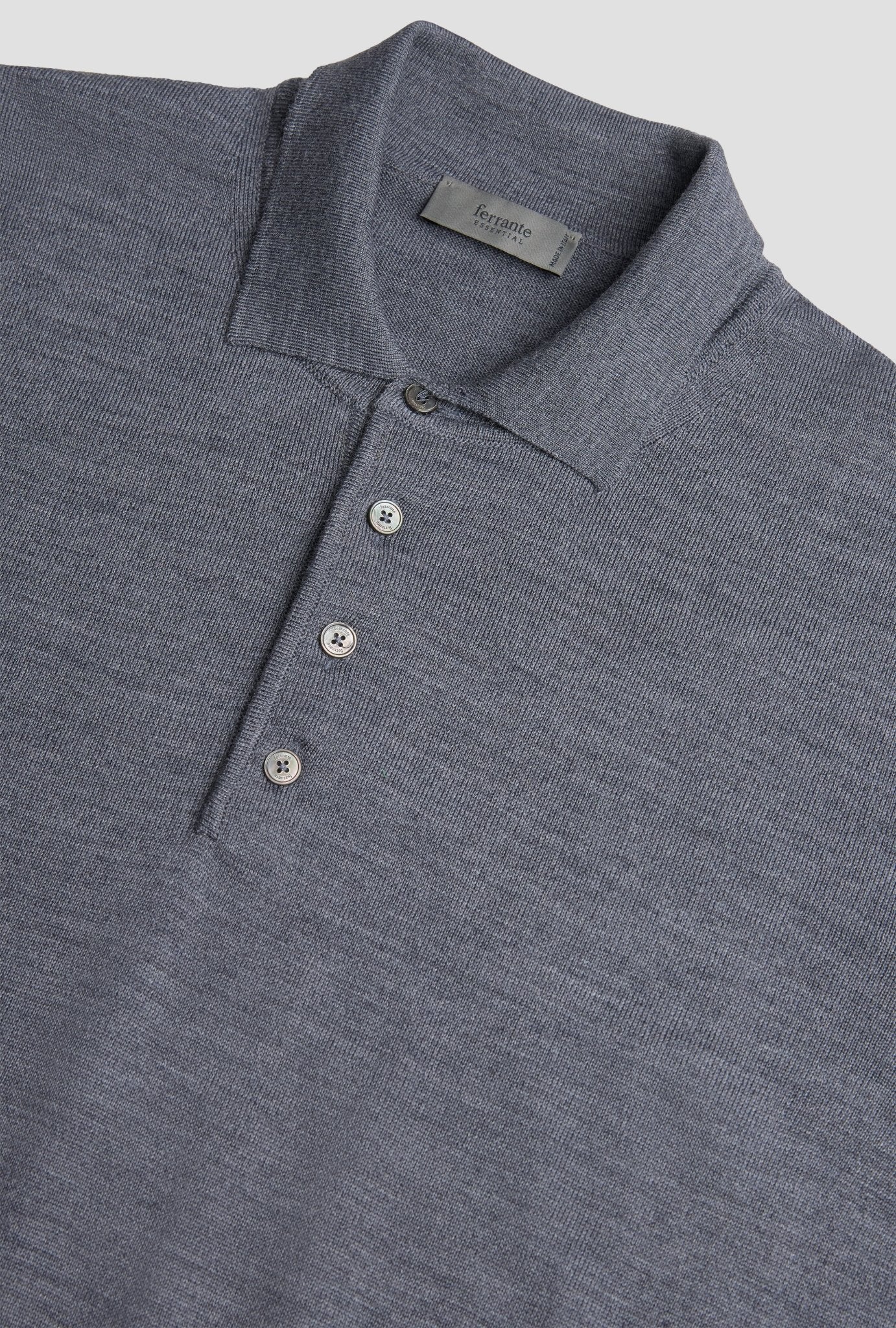 MCKINNON & CO X FERRANTE Merino Button Front GREY - Henry Bucks