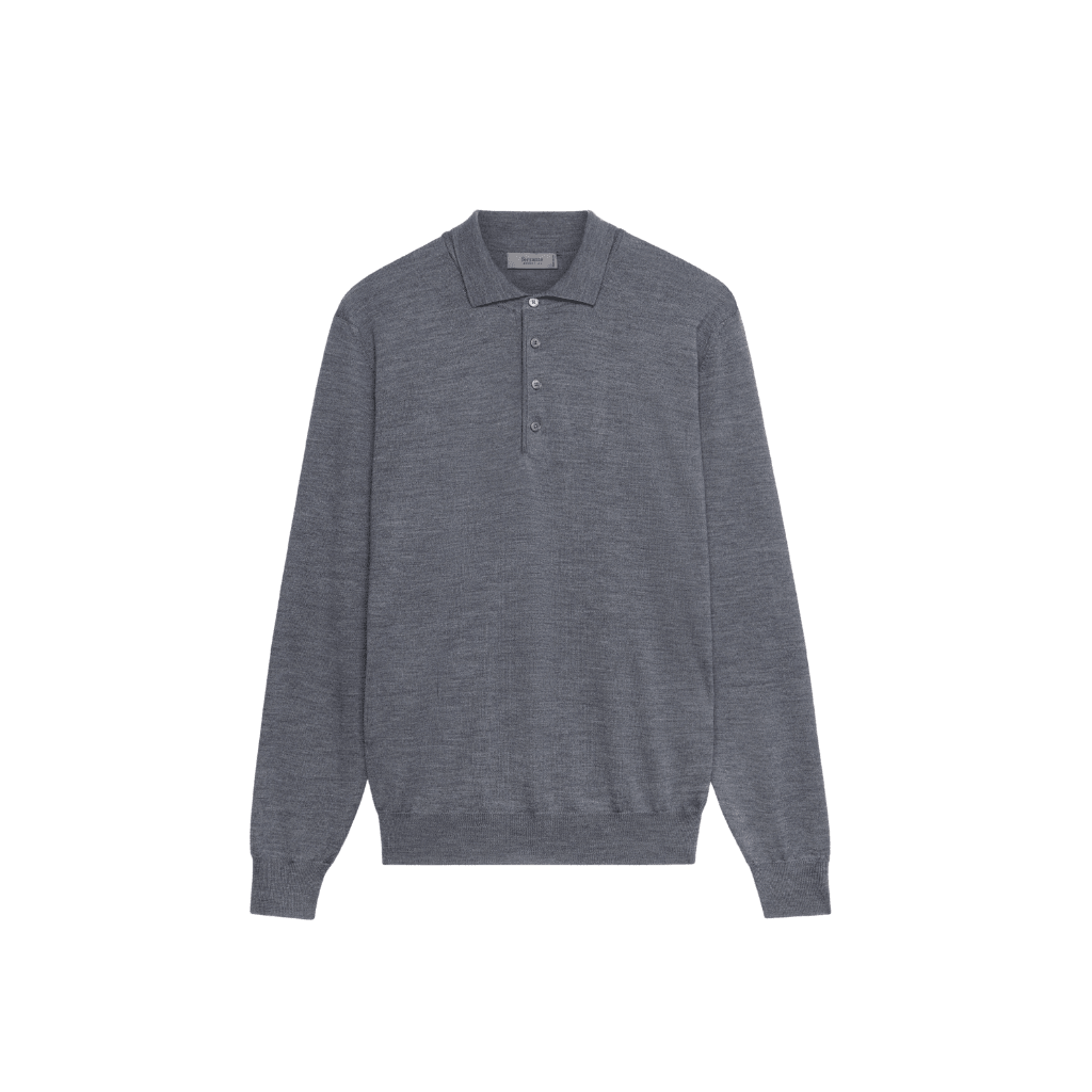 MCKINNON & CO X FERRANTE Merino Button Front GREY - Henry Bucks