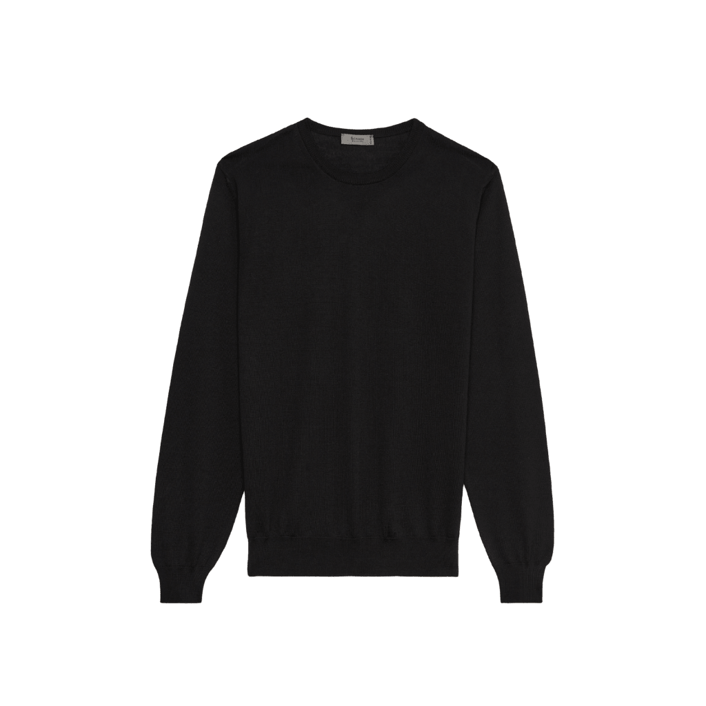 MCKINNON & CO X FERRANTE Merino Crewneck BLACK - Henry Bucks