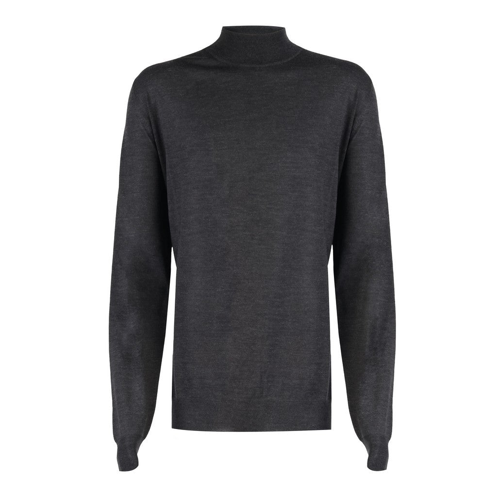 MCKINNON & CO X FERRANTE Merino Mockneck CHARCOAL - Henry Bucks