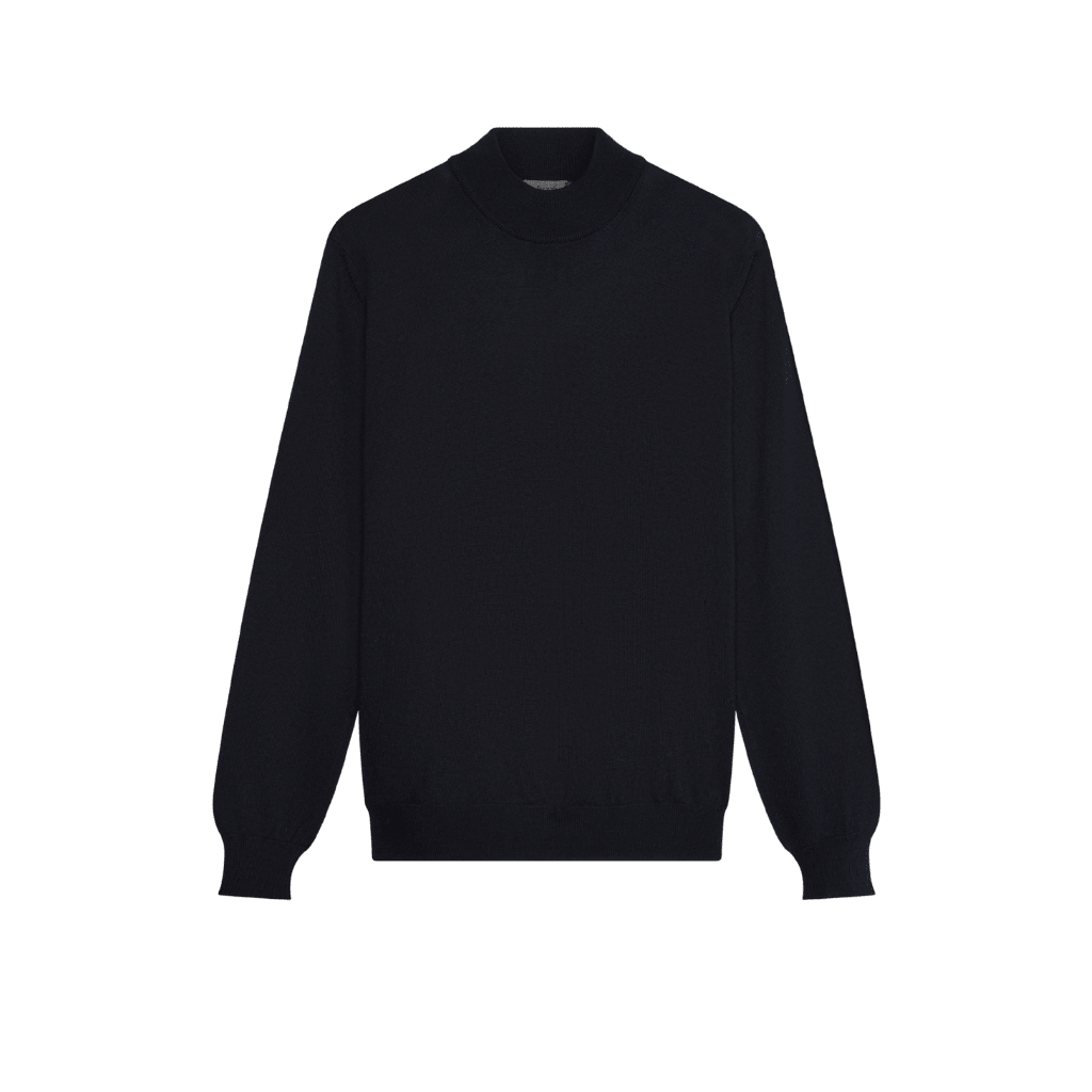MCKINNON & CO X FERRANTE Merino Mockneck NAVY - Henry Bucks