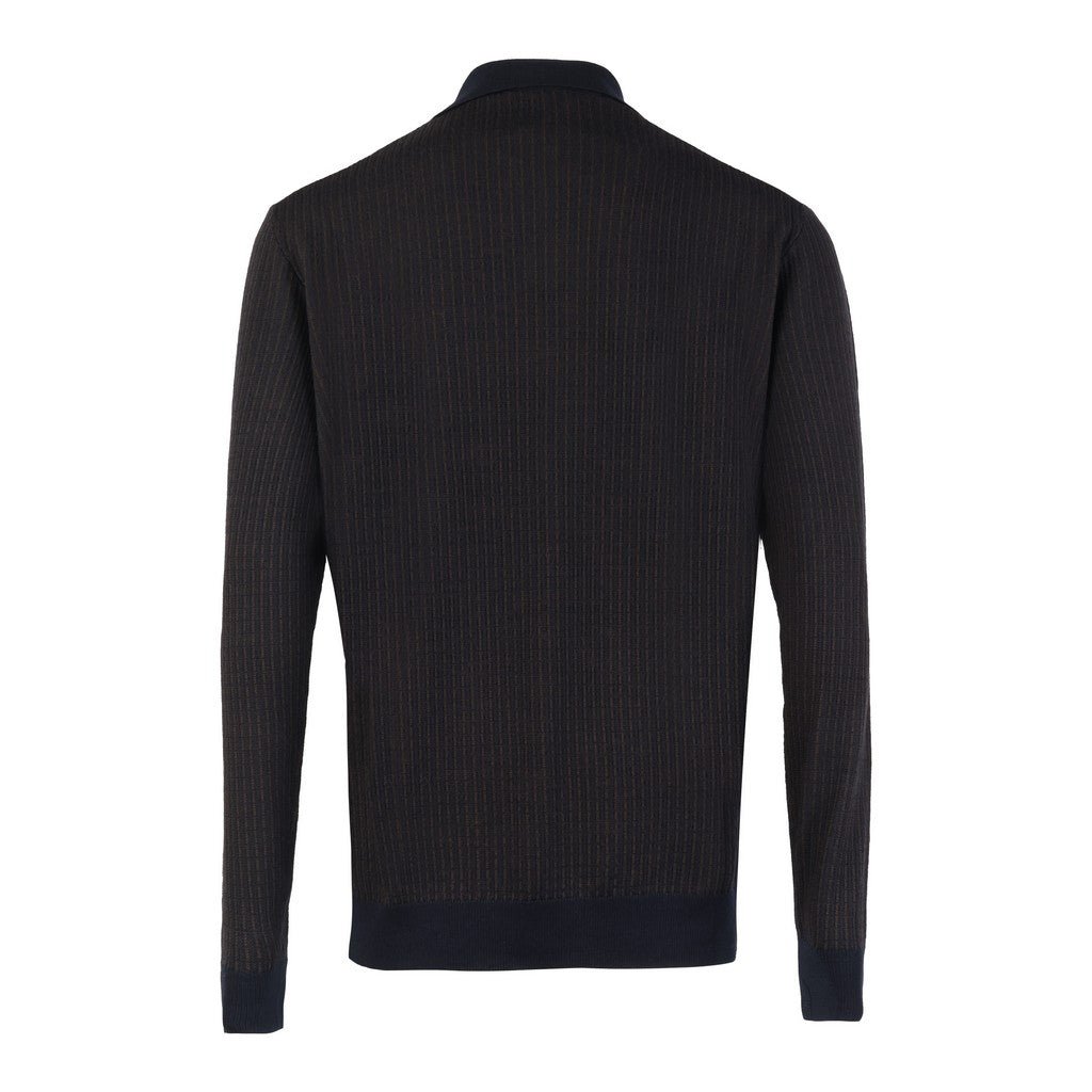 MCKINNON & CO X FERRANTE Merino V Neck NAVY - Henry Bucks