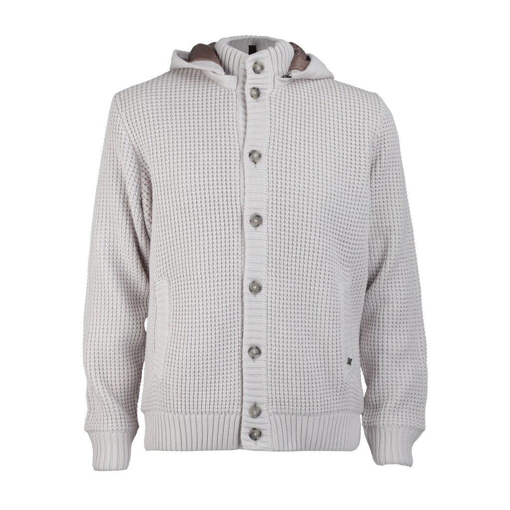 McKINNON & CO X FERRANTE Padded Knit Jacket BEIGE - Henry Bucks