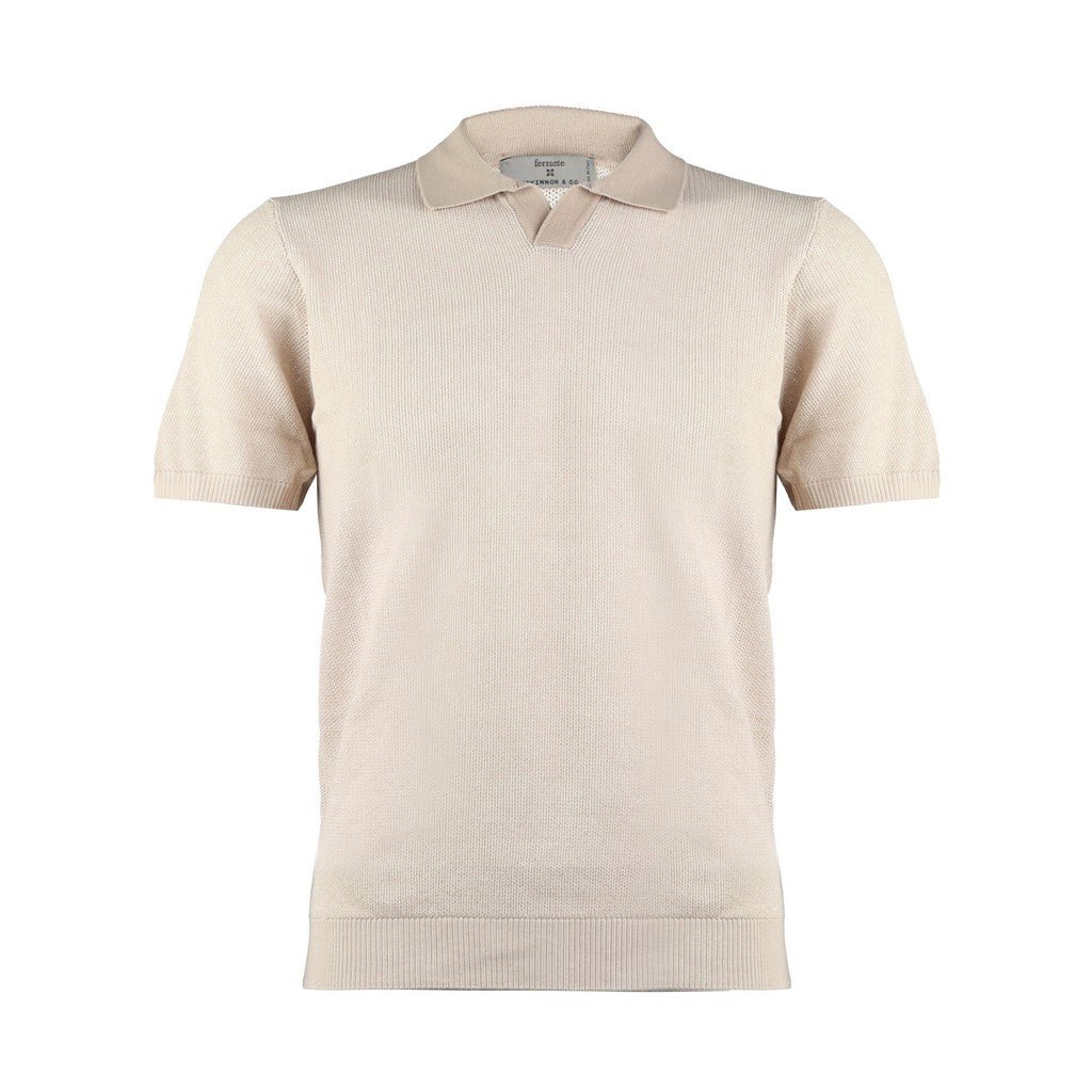 McKINNON & CO X FERRANTE Skipper Polo BEIGE - Henry Bucks