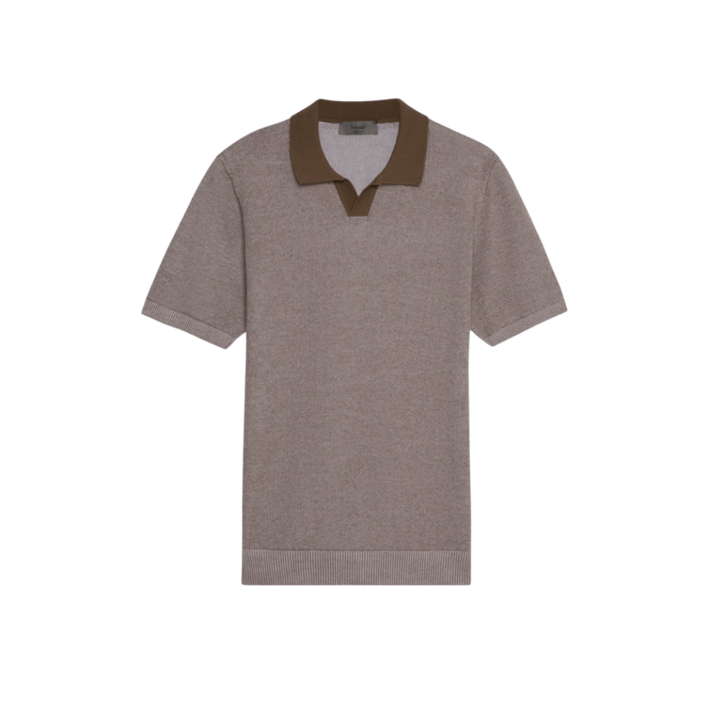 McKINNON & CO X FERRANTE Skipper Polo BROWN - Henry Bucks
