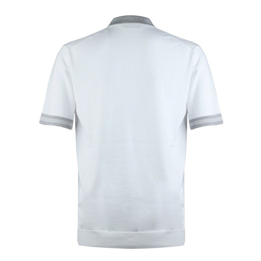 McKINNON & CO X FERRANTE Skipper Polo WHITE/GREY - Henry Bucks