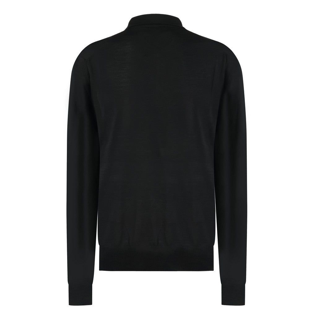 MCKINNON & CO X FERRANTE Zip Front Knit BLACK - Henry Bucks
