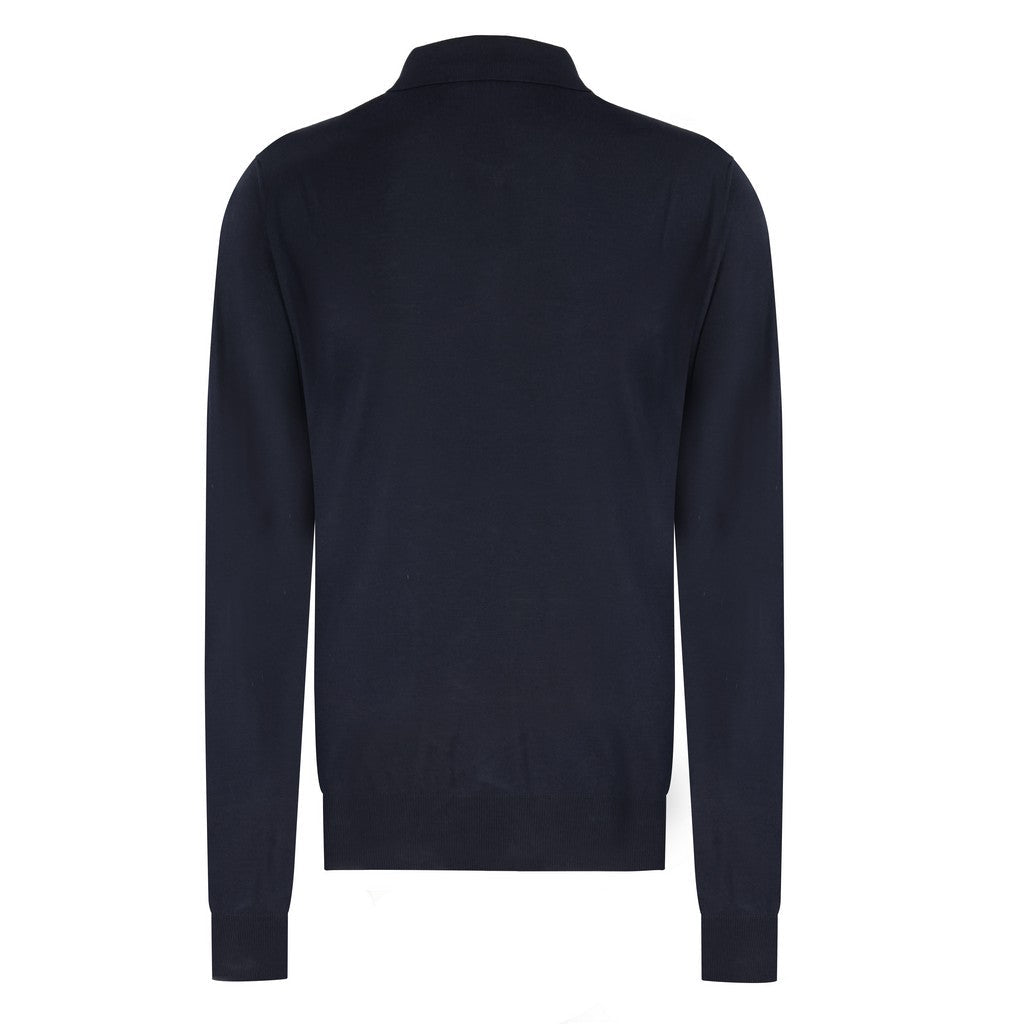 MCKINNON & CO X FERRANTE Zip Front Knit NAVY - Henry Bucks