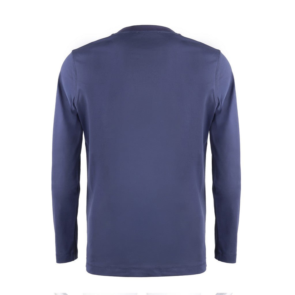 MCKINNON HAMILTON LS T - SHIRT NAVY - Henry Bucks