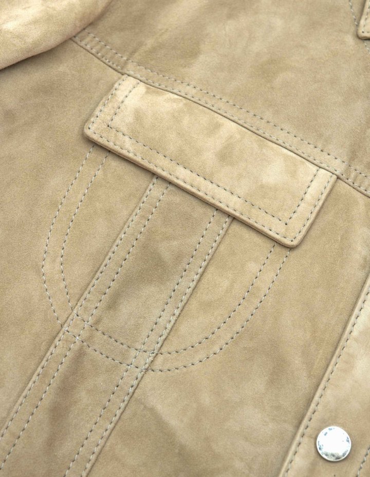 MCKINNON Lewis Suede Leather Unlined Jacket BEIGE - Henry BucksCasual Jackets38SS210006 - BEIG - R - 48