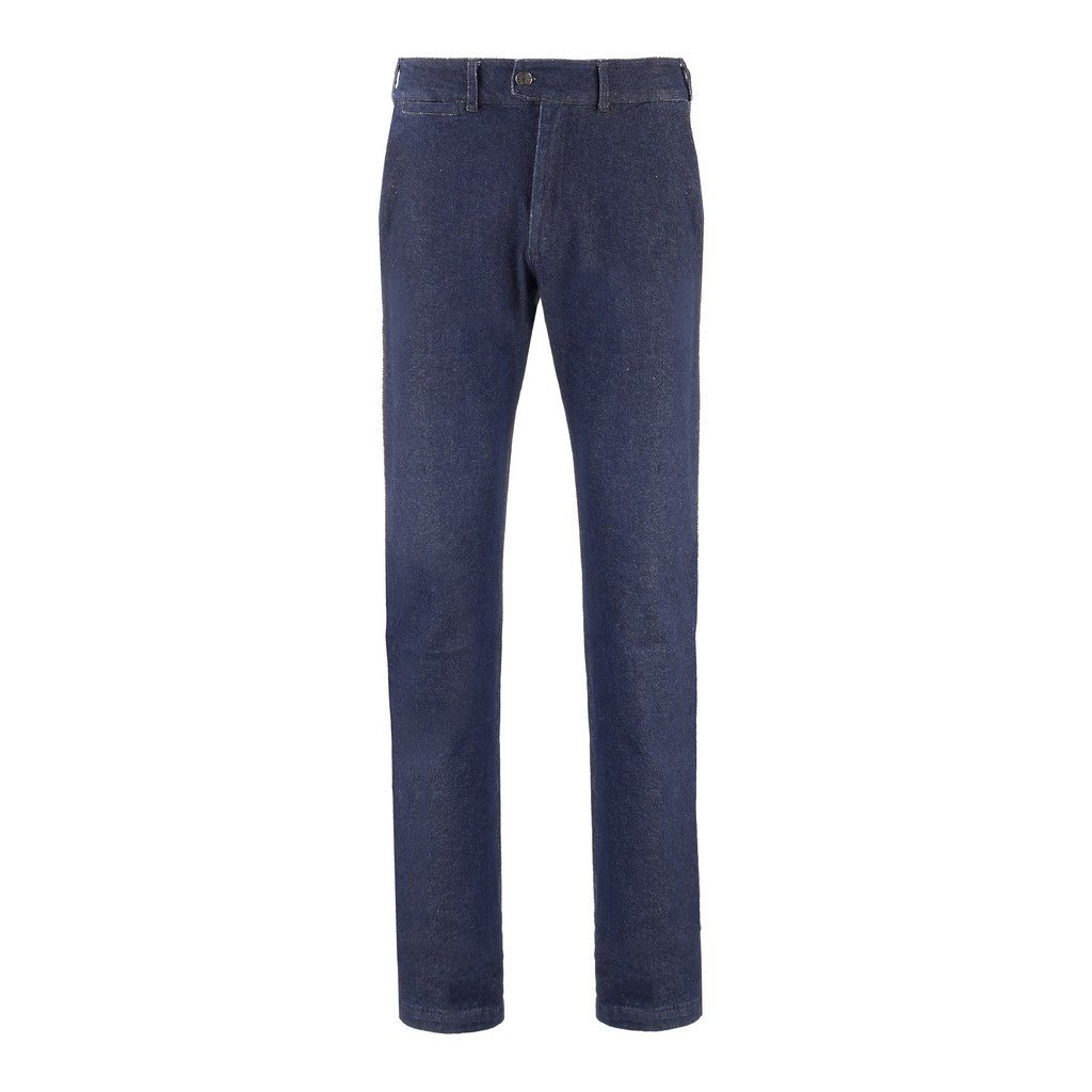 MCKINNON Straight Leg Cotton Jeans INDIGO - Henry Bucks