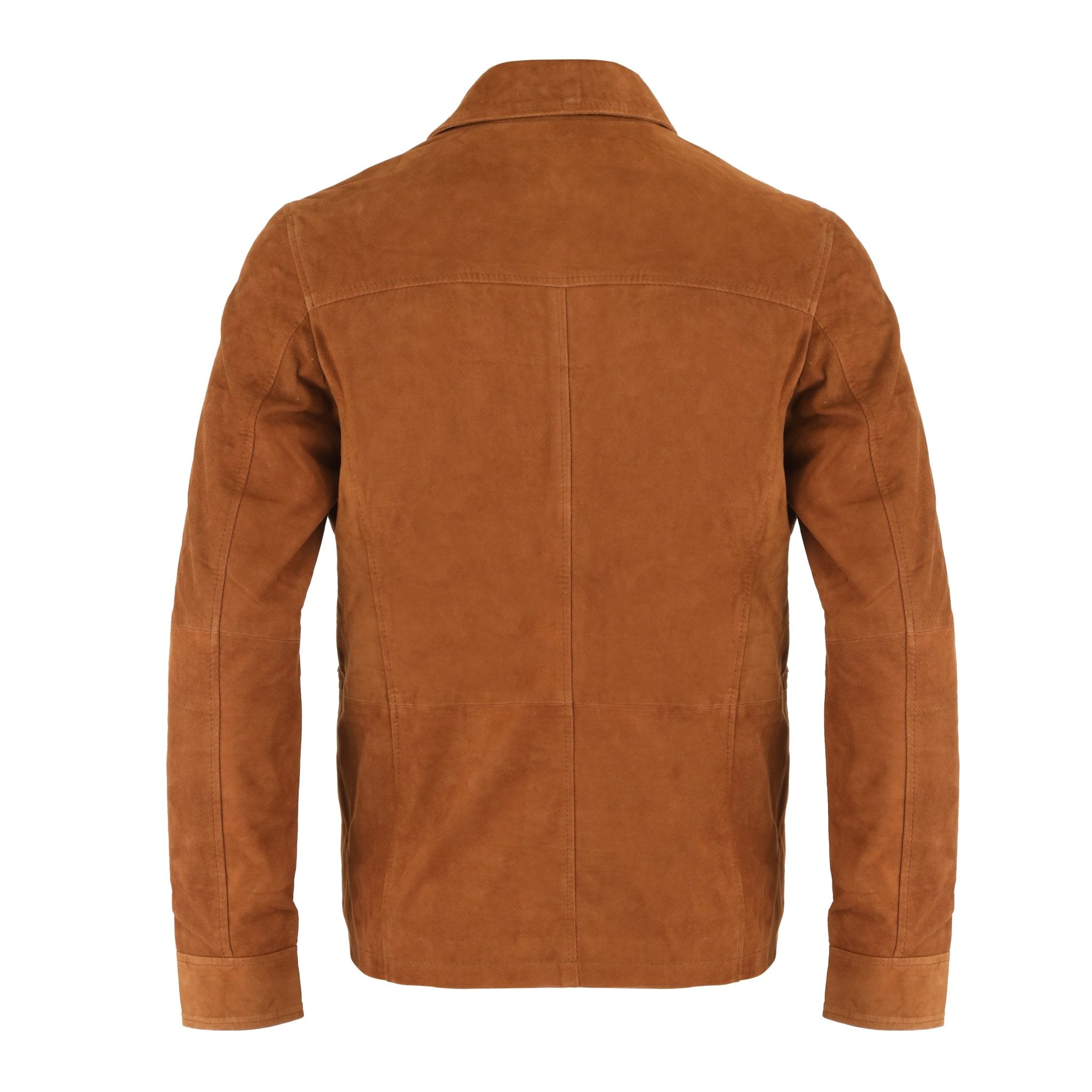 MCKINNON Suede Button Down Jacket CAMEL - Henry BucksCasual Jackets64SS230009 - CAMEL - 50