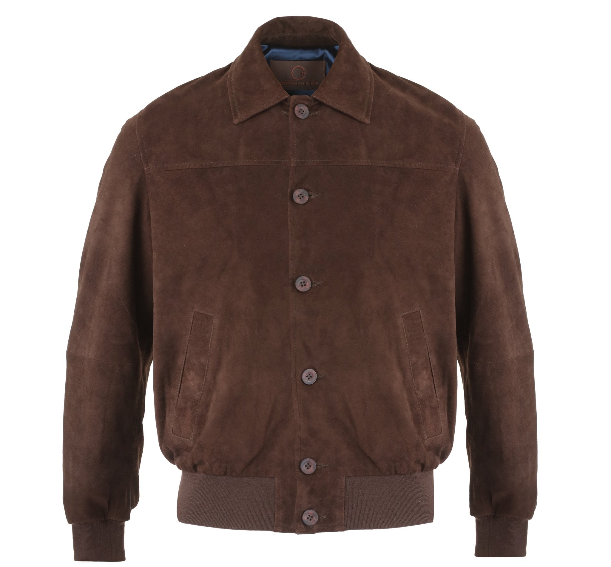 MCKINNON Suede Leather Jacket CHOCOLATE - Henry BucksCasual Jackets64SS230007 - CHOC - 50