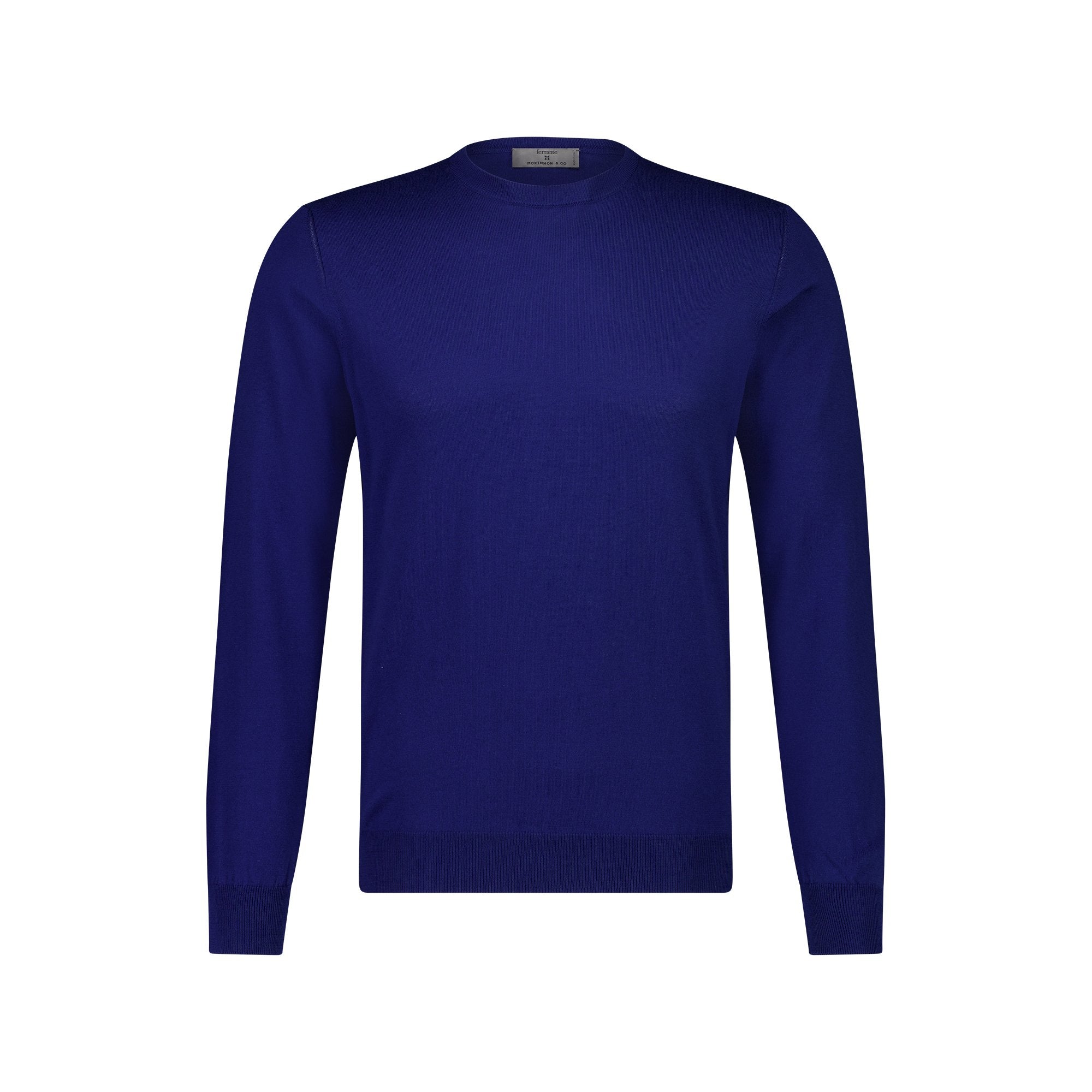 MCKINNON x FERRANTE Long Sleeve Jumper BLUE - Henry BucksKnitwear38SS230083 - BLUE - 50