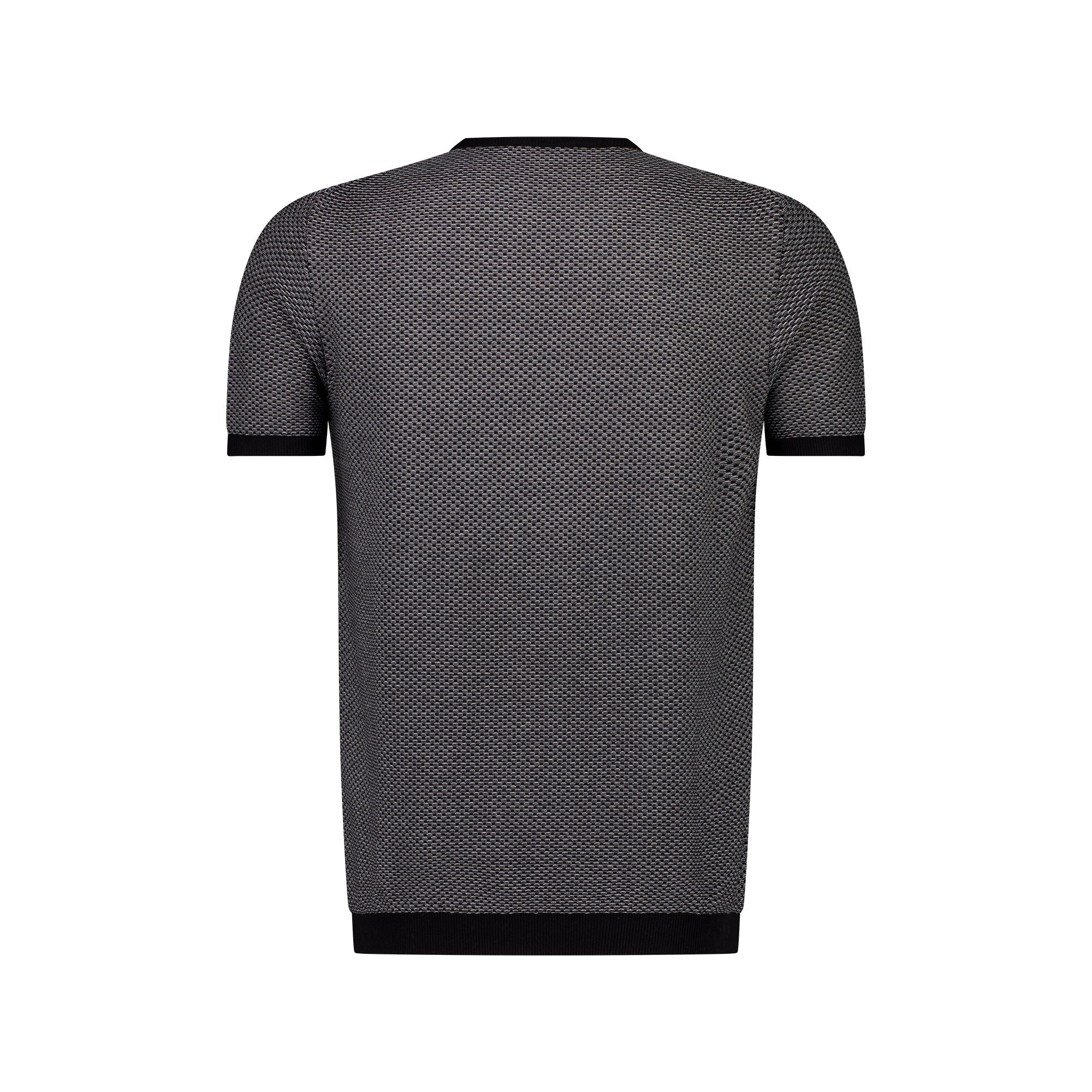 MCKINNON x FERRANTE Short Sleeve Contrast T - Shirt in BLACK - Henry BucksShirts38SS230091 - BLCK - 50
