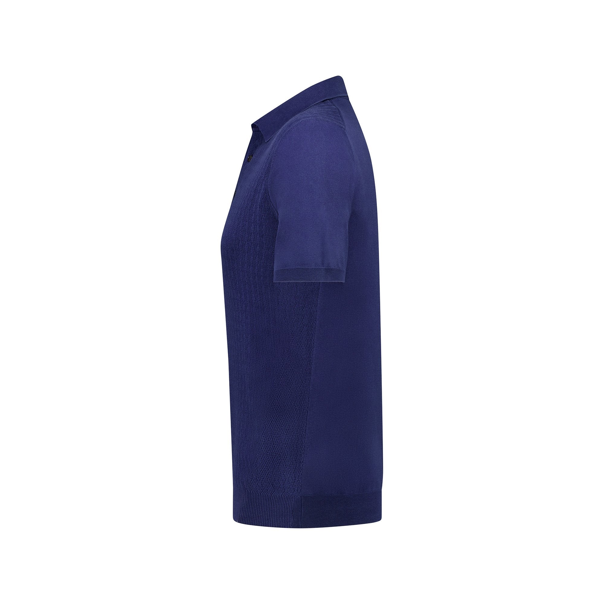 MCKINNON x FERRANTE Short Sleeve Polo in NAVY - Henry BucksShirts38SS230077 - NAVY - 50