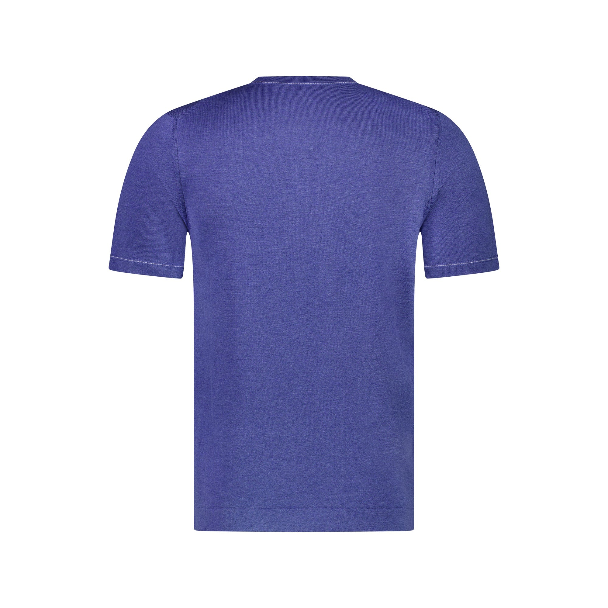 MCKINNON x FERRANTE Silk/Cotton T - Shirt in LIGHT BLUE - Henry BucksPolo38SS230092 - LTBL - 50