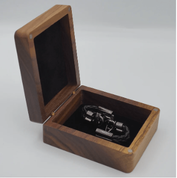 MENATI Double Merge Cufflinks BLACK - Henry Bucks