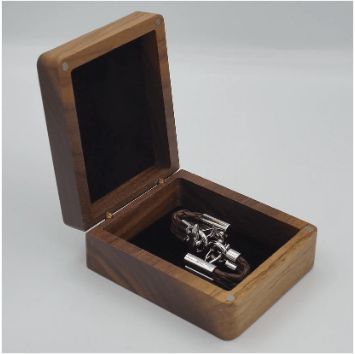 MENATI Double Merge Cufflinks BROWN - Henry Bucks