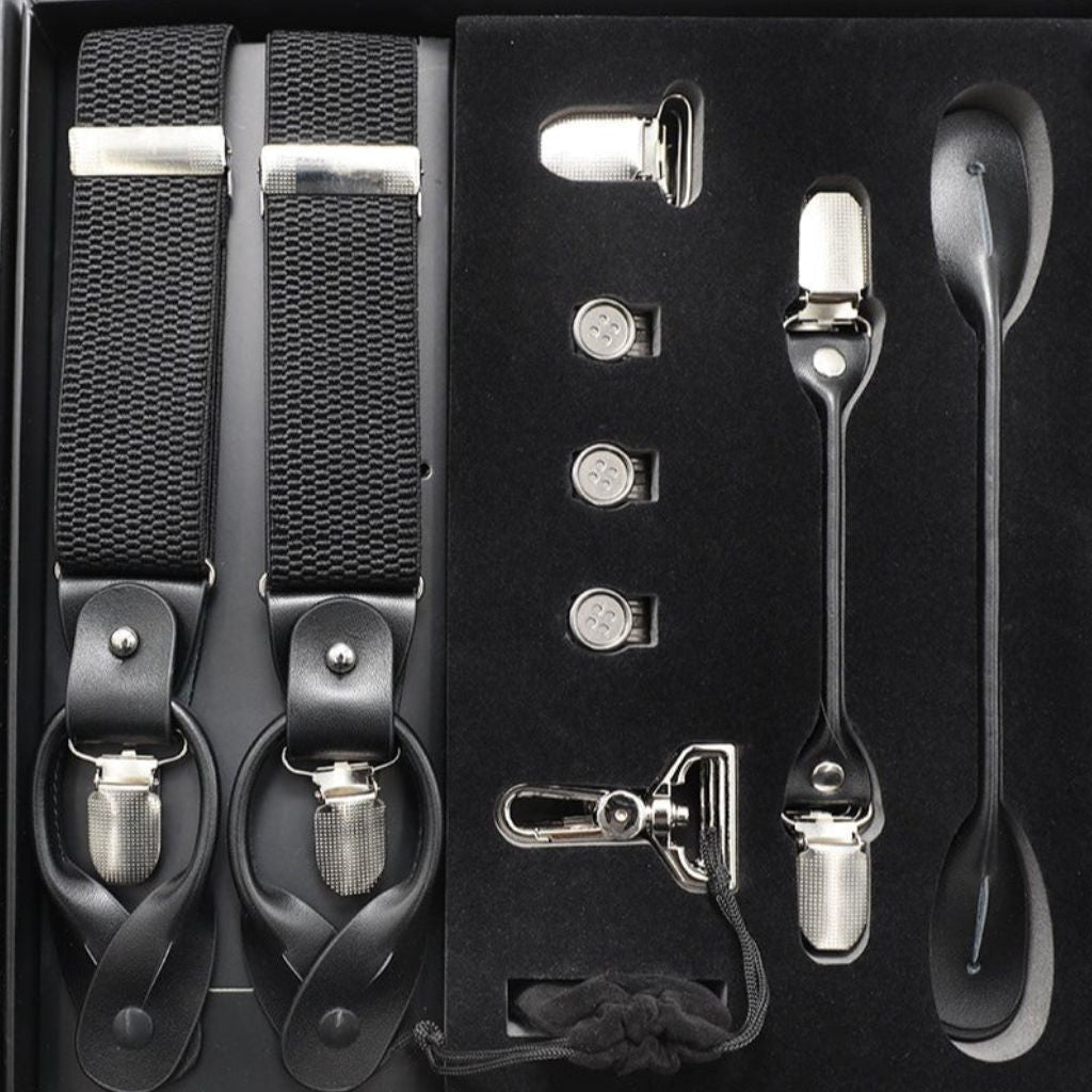 MENATI Y - Back Suspenders BLACK - Henry Bucks