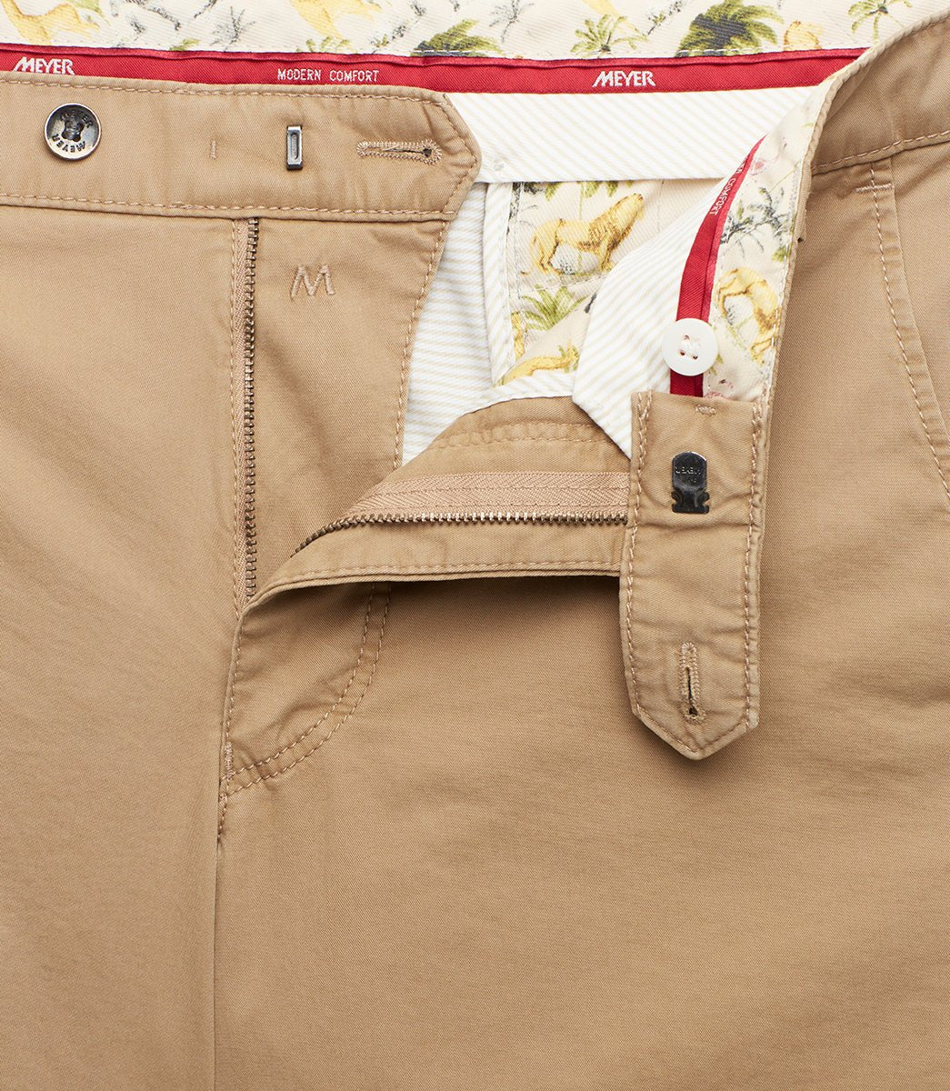 MEYER HOSEN Bonn Constant Colour Cotton Modern Chino CAMEL - Henry BucksChinos38AW220048 - CAMEL - 48