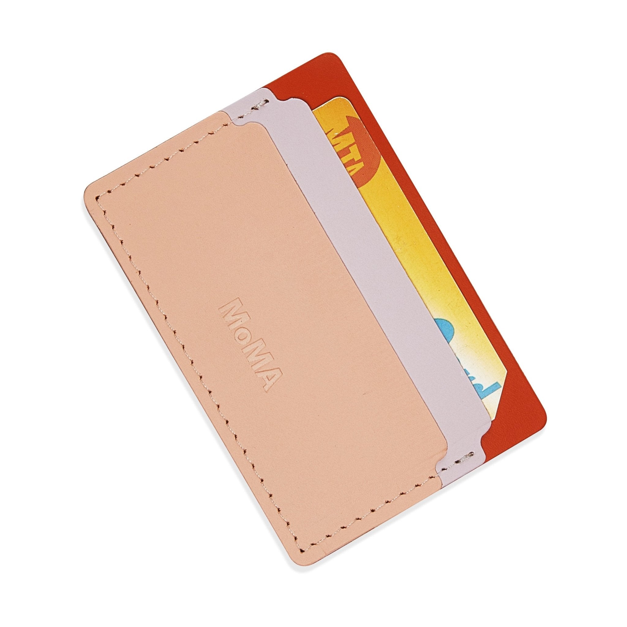 MOMA Primary Recycled Leather Cardholder - Henry Bucks