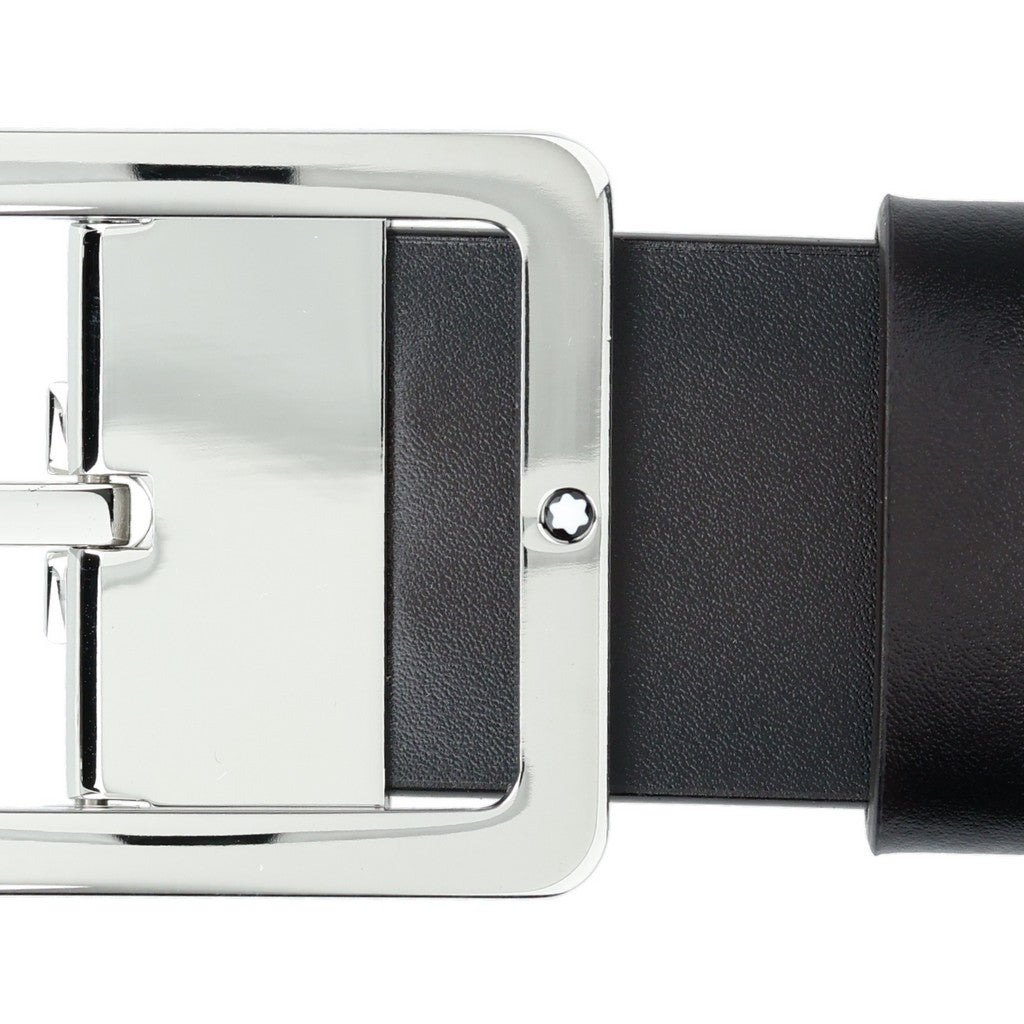 MONTBLANC Leather Belt BLACK MULTI - Henry Bucks