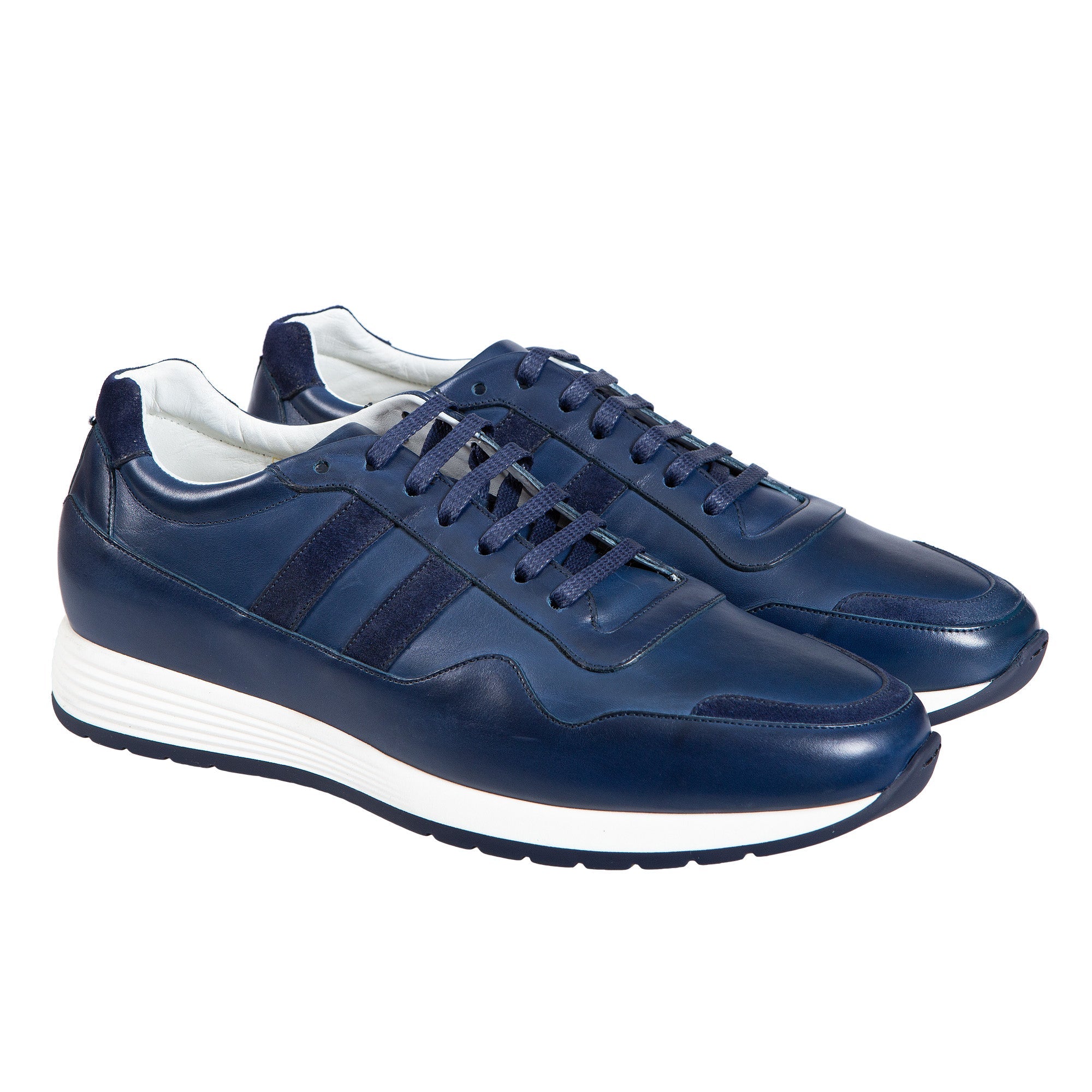 MORESCHI BUTERFLY LEATHER SNEAKER ROYAL BLUE - Henry BucksSneakers80MOR2613 - ROYLBLU - 6