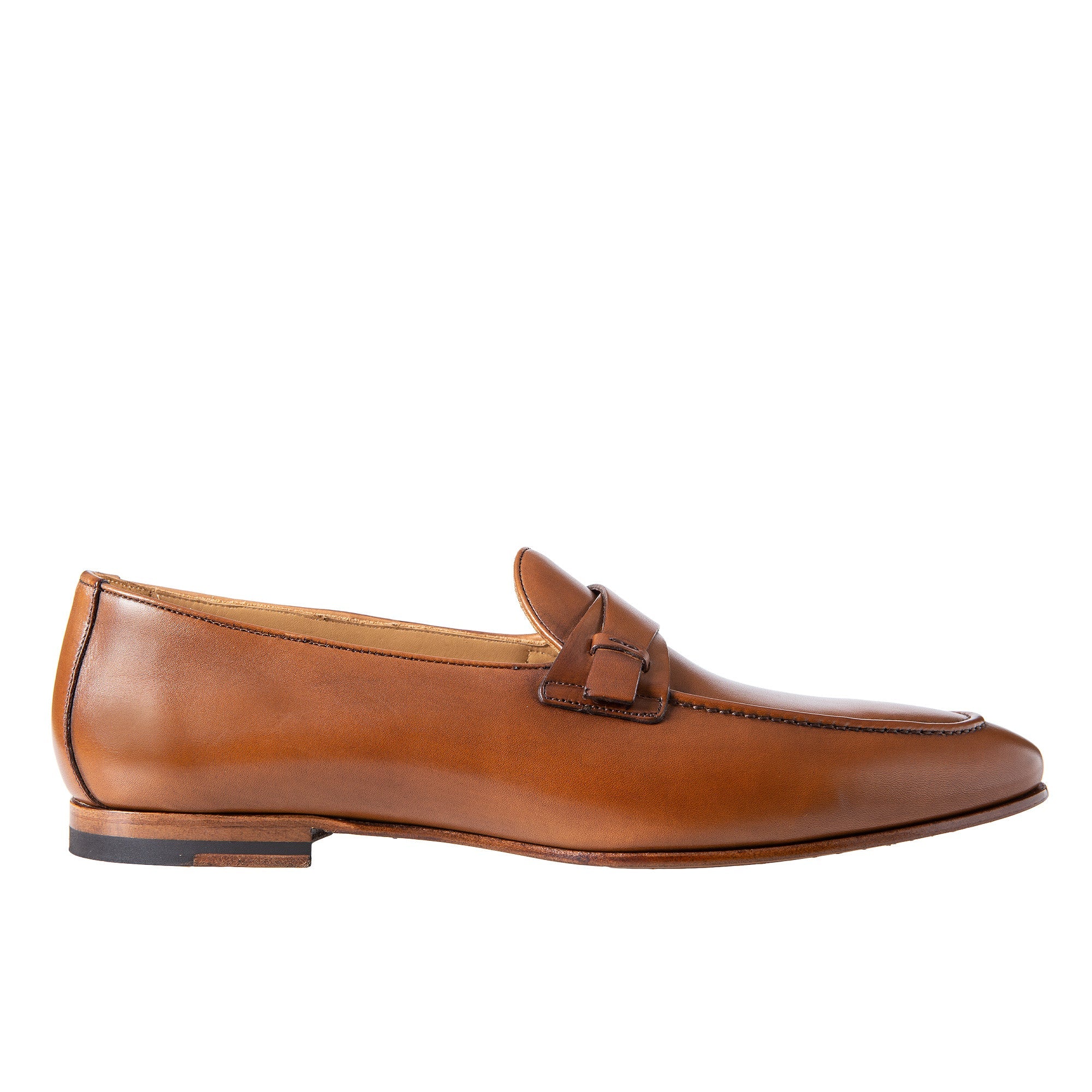 MORESCHI LOAFER LEATHER SHOES BRANDY - Henry BucksLoafers & Driving Shoes80MOR2360 - BRNDY - 6 1/2