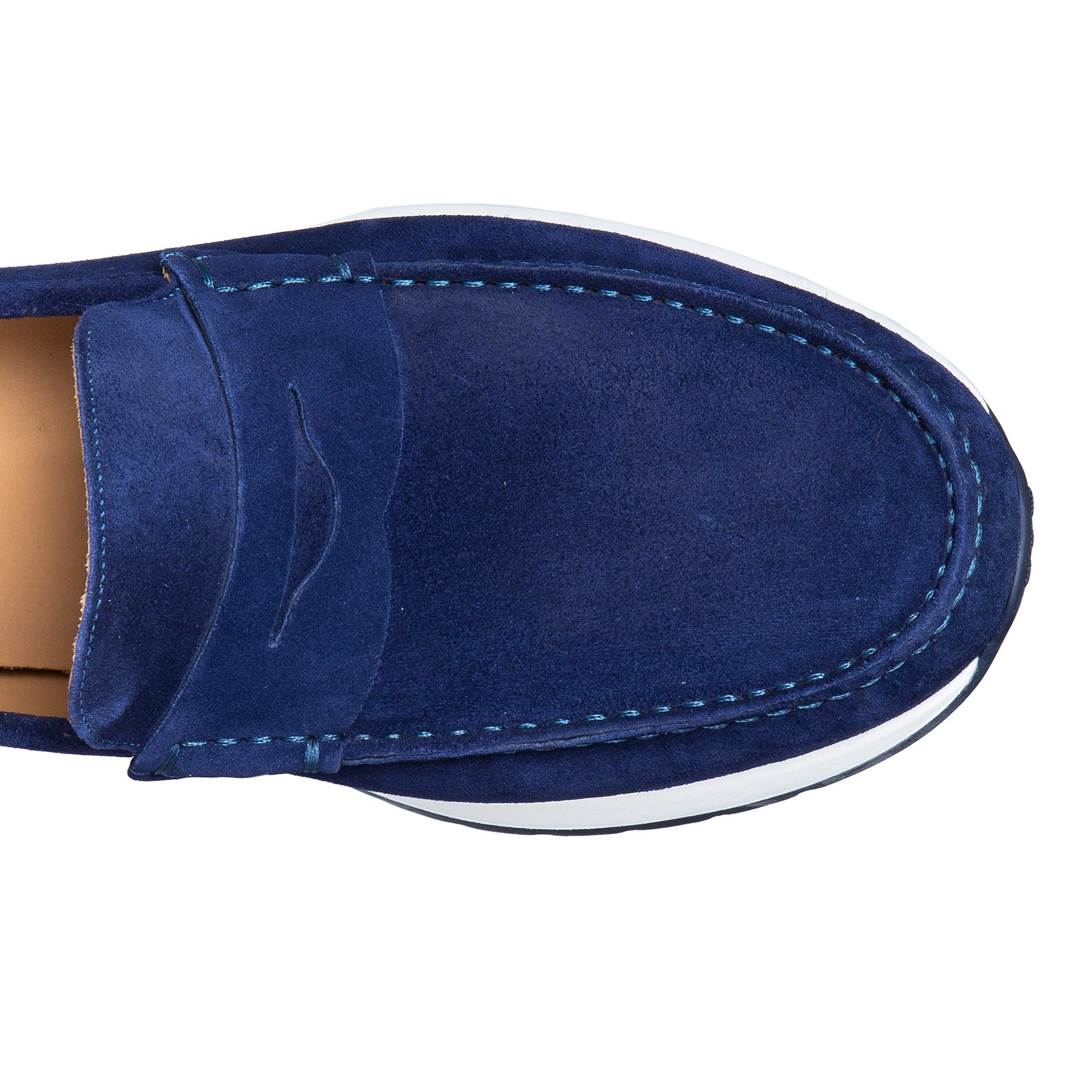 MORESCHI SUEDE LOAFERS AQUA - Henry BucksLoafers & Driving Shoes80MOR2586 - AQUA - 6