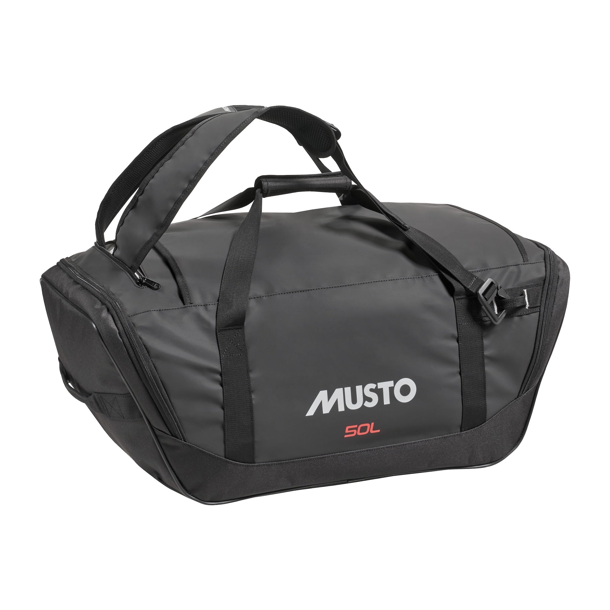 MUSTO 50L Water Resistant Duffel Bag BLACK (Online only*) - Henry Bucks