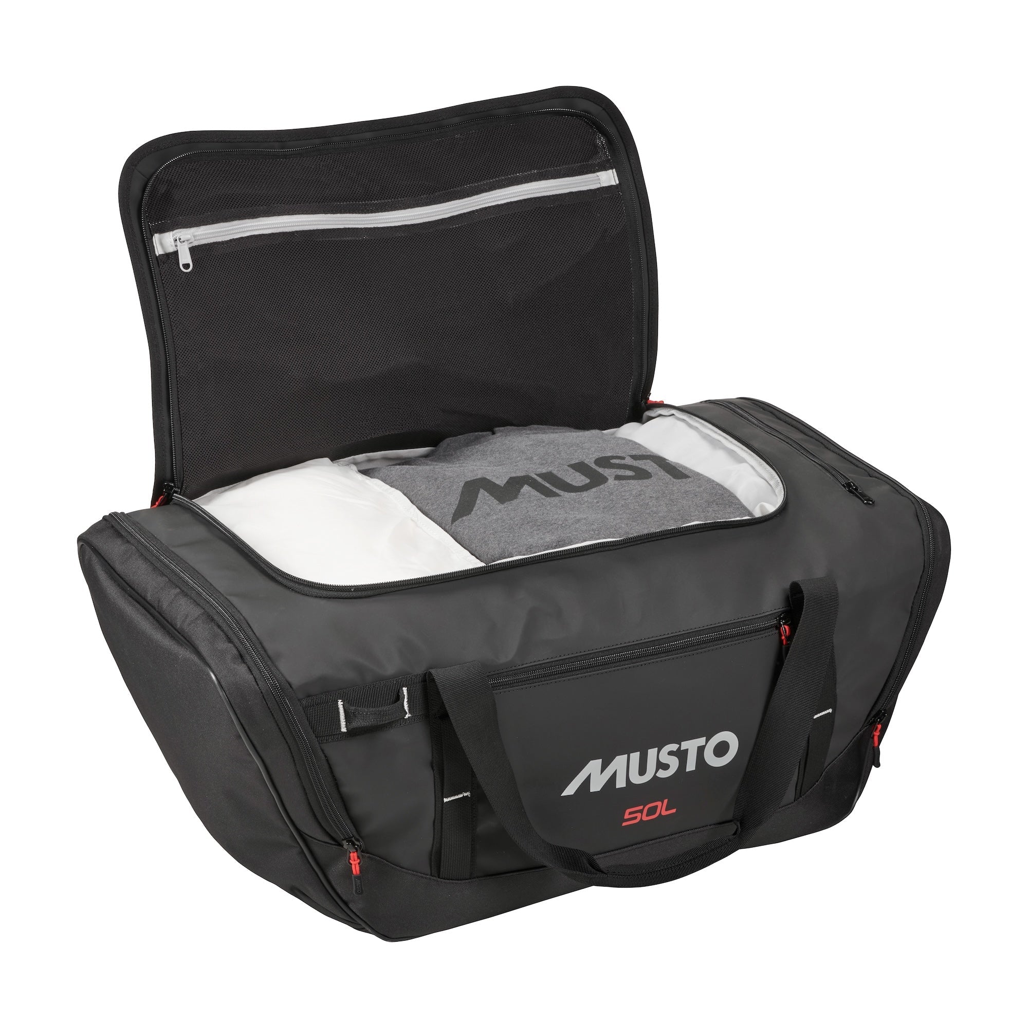 MUSTO 50L Water Resistant Duffel Bag BLACK (Online only*) - Henry Bucks