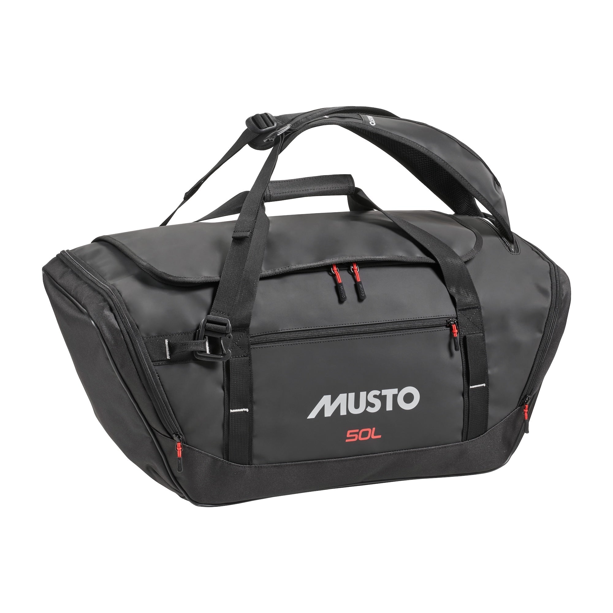 MUSTO 50L Water Resistant Duffel Bag BLACK (Online only*) - Henry Bucks